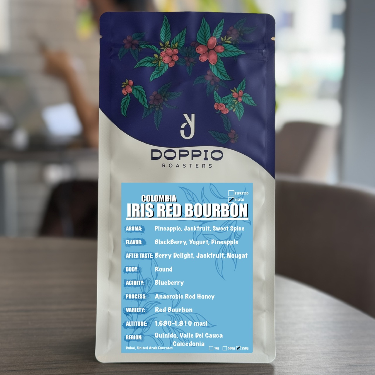 Colombia Iris Red Bourbon